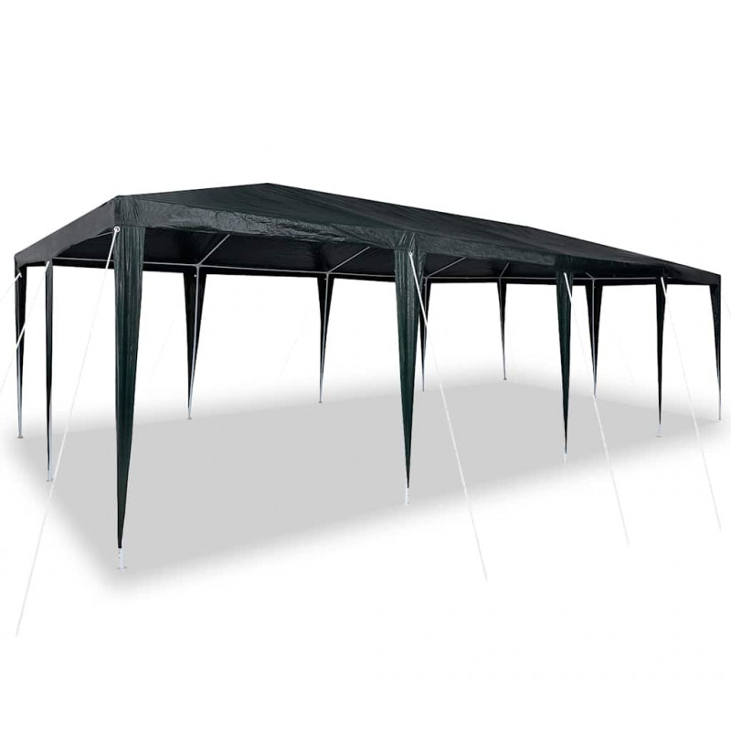 Namiot Imprezowy Zielony 800 x 400 x 266 cm Polietylen i Stal