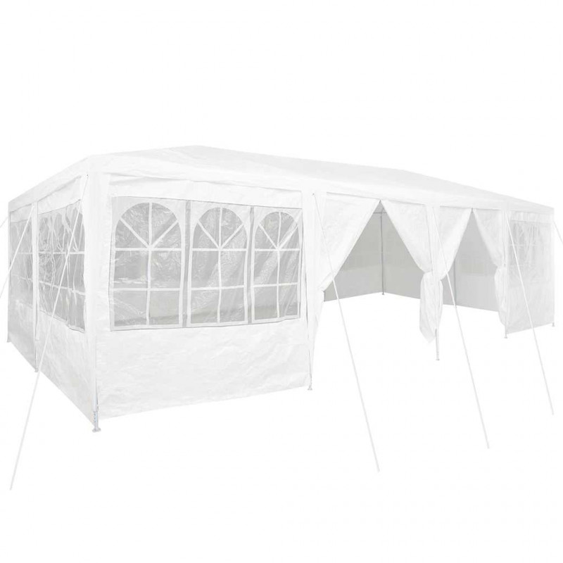 Namiot Imprezowy Biały 800 x 400 x 266 cm Polietylen