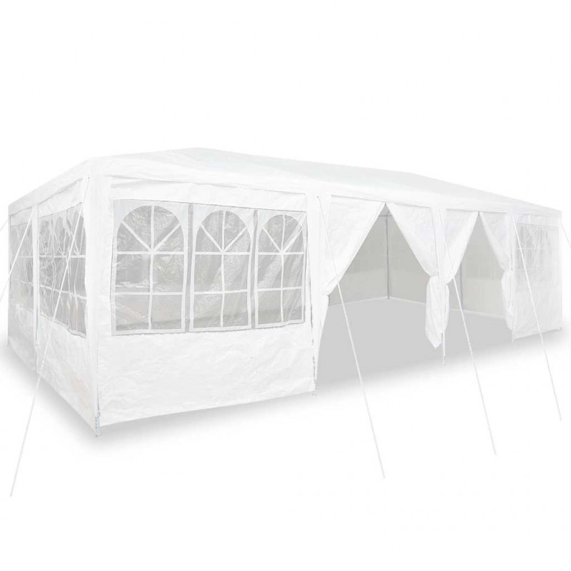 Namiot Imprezowy Biały 800 x 400 x 266 cm Polietylen