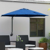 Parasolka ogrodowa Niebieski azur 248 x 248 x 148 cm