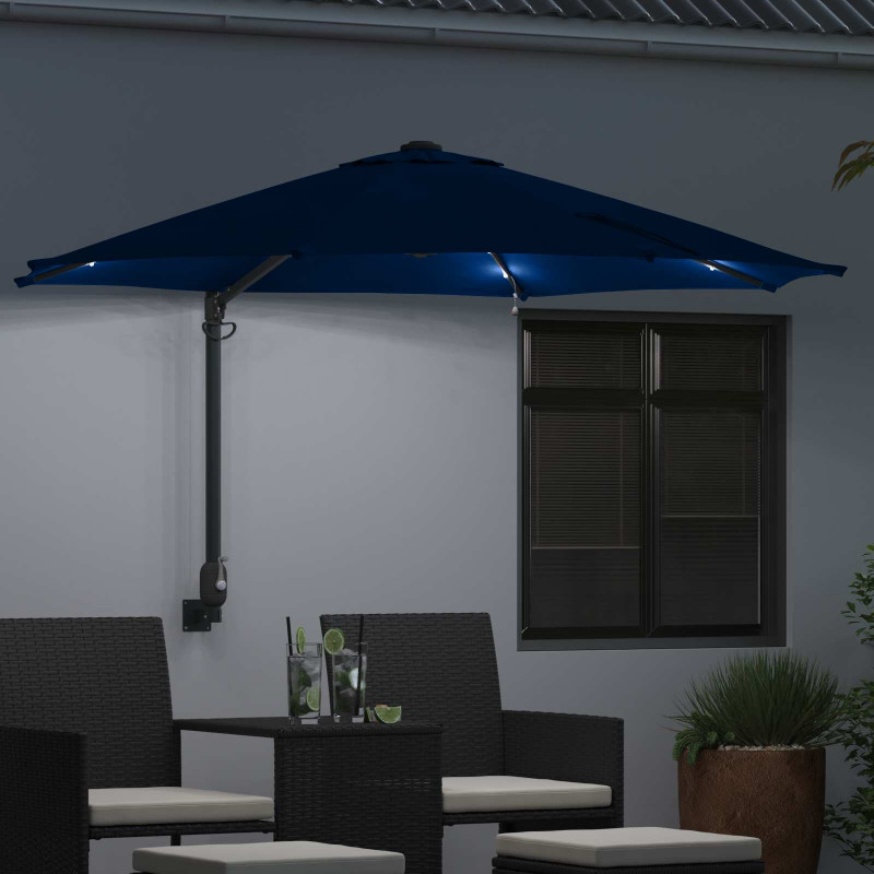 Parasolka ogrodowa Niebieski azur 248 x 248 x 148 cm