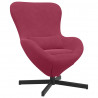 Fotel jajo Czerwone wino 63 x 73 x 90 cm Aksamit