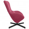 Fotel jajo Czerwone wino 63 x 73 x 90 cm Aksamit