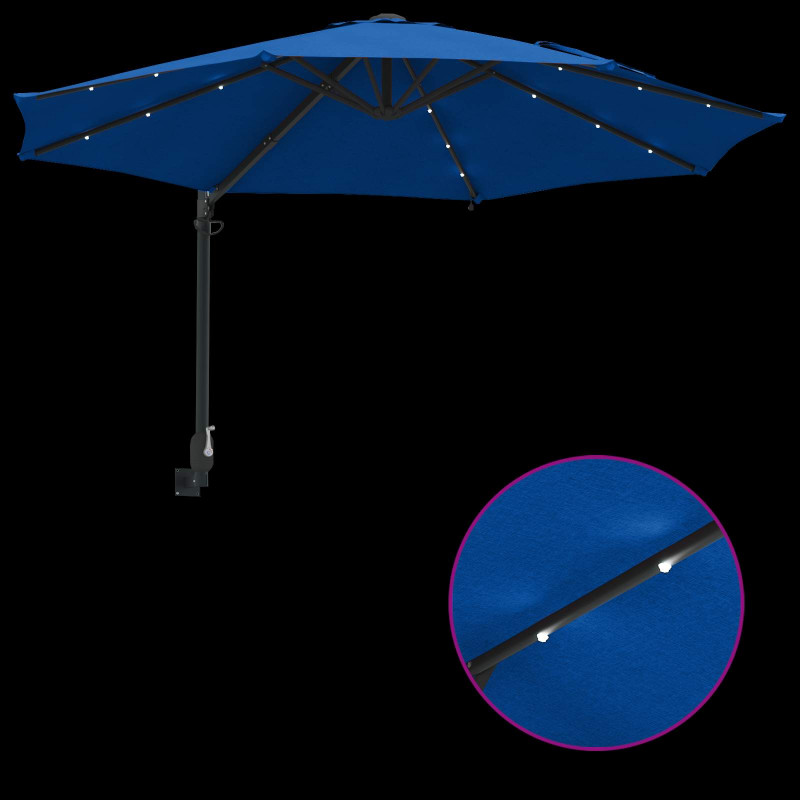 Parasolka ogrodowa Niebieski azur 248 x 248 x 148 cm