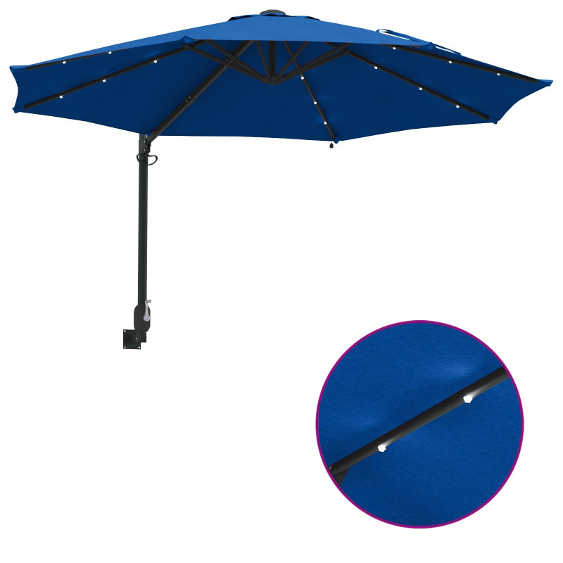 Parasolka ogrodowa Niebieski azur 248 x 248 x 148 cm