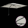 Parasolka ogrodowa piaskowy 248,5 x 247,5 x 160 cm