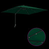 Parasolka ogrodowa Ze LED Lights Zielony 248,5 x 247,5 x 160 cm