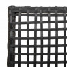 Krzesło Ogrodowe 2 pcs Czarny 55 x 53 x 85 cm polirattan