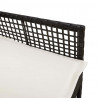 Krzesło Ogrodowe 2 pcs Czarny 55 x 53 x 85 cm polirattan