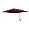 Parasolka ogrodowa Bordeaux Czerwony 248,5 x 247,5 x 160 cm