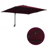 Parasolka ogrodowa Bordeaux Czerwony 248,5 x 247,5 x 160 cm