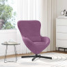 Fotel jajo Fioletowy 63 x 73 x 90 cm Aksamit