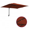 Parasolka ogrodowa terakota 248,5 x 247,5 x 160 cm