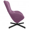 Fotel jajo Fioletowy 63 x 73 x 90 cm Aksamit