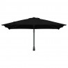 Parasolka ogrodowa Ze LED Lights Czarny 248,5 x 247,5 x 160 cm