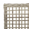 Krzesło Ogrodowe 2 pcs Jasnoszary 55 x 53 x 85 cm polirattan