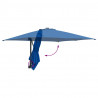 Parasolka ogrodowa Niebieski azur 248,5 x 247,5 x 160 cm