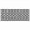 Dywan zewnętrzny Geometryczny ARAKIL Szary i biały 600 x 250 cm