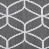 Dywan zewnętrzny Geometryczny ARAKIL Szary i biały 600 x 250 cm