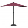 Parasolka ogrodowa Bordeaux Czerwony 294 x 150 x 223 cm