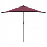 Parasolka ogrodowa Bordeaux Czerwony 294 x 150 x 223 cm