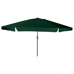 Parasolka ogrodowa Zielony 394 x 394 x 248 cm Poliester i Stal