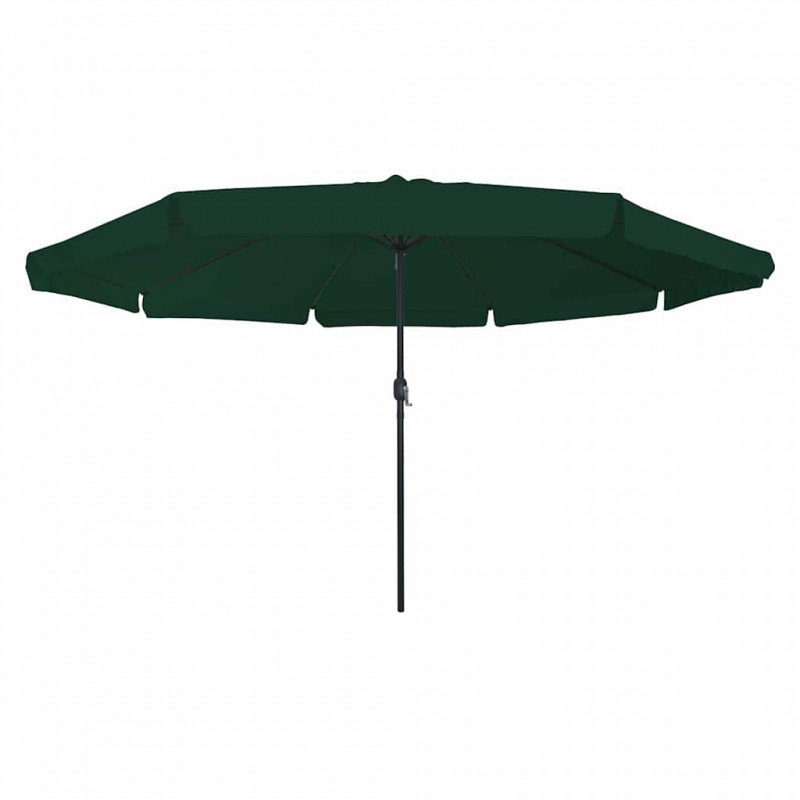 Parasolka ogrodowa Zielony 394 x 394 x 248 cm Poliester i Stal
