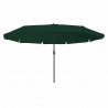 Parasolka ogrodowa Zielony 394 x 394 x 248 cm Poliester i Stal