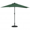 Parasolka ogrodowa Zielony 294 x 150 x 224 cm Poliester i Stal