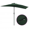 Parasolka ogrodowa Zielony 294 x 150 x 224 cm Poliester i Stal