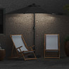 Parasolka ogrodowa Antracyt 294 x 150 x 224 cm Poliester i Stal