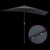 Parasolka ogrodowa Antracyt 294 x 150 x 224 cm Poliester i Stal