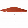 Parasolka ogrodowa terakota 394 x 394 x 248 cm Poliester i Stal