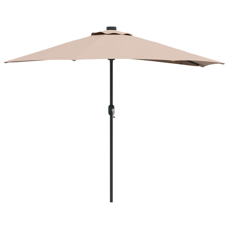 Parasolka ogrodowa Ciemnoszary 294 x 150 x 224 cm
