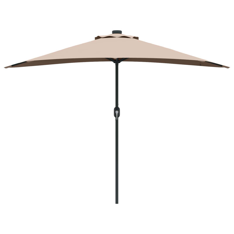 Parasolka ogrodowa Ciemnoszary 294 x 150 x 224 cm