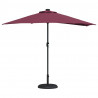 Parasolka ogrodowa Bordeaux Czerwony 294 x 150 x 224 cm
