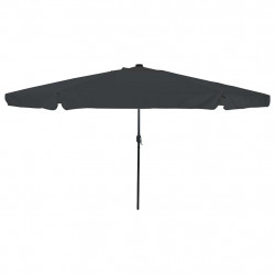 Parasolka ogrodowa Antracyt 395 x 395 x 245 cm Poliester