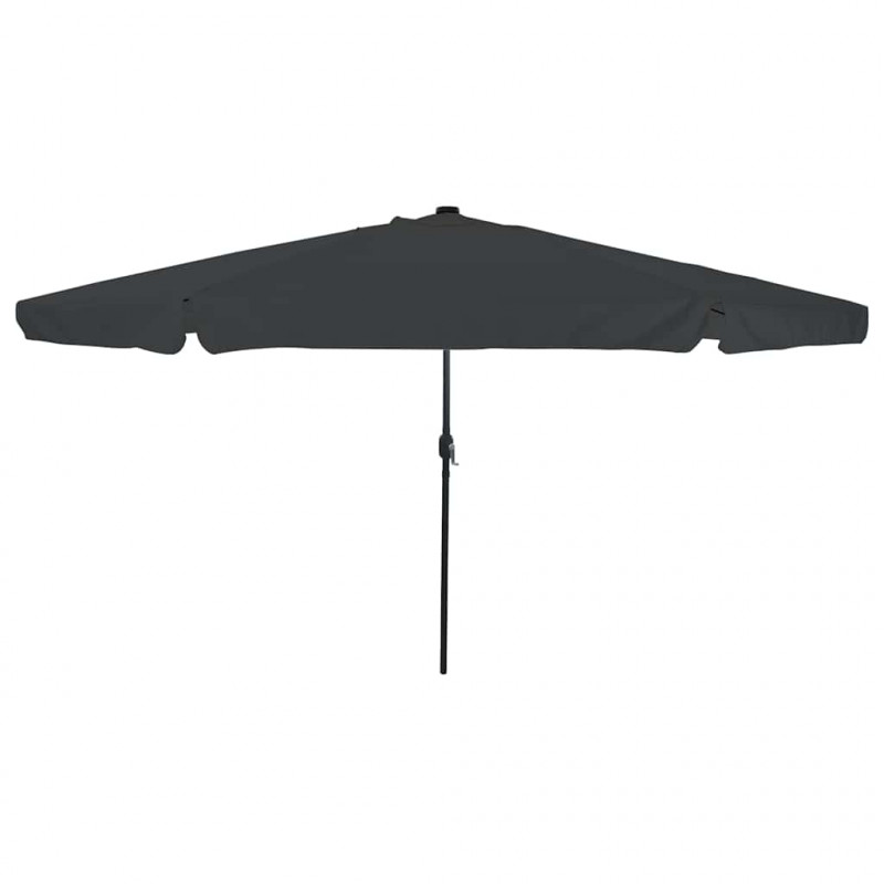 Parasolka ogrodowa Antracyt 395 x 395 x 245 cm Poliester