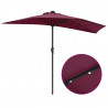 Parasolka ogrodowa Bordeaux Czerwony 294 x 150 x 224 cm