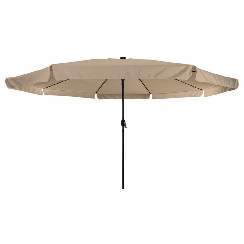 Parasolka ogrodowa Ciemnoszary 395 x 395 x 245 cm Poliester