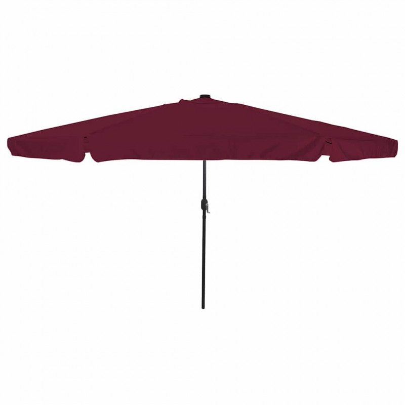 Parasolka ogrodowa Bordeaux Czerwony 395 x 395 x 245 cm