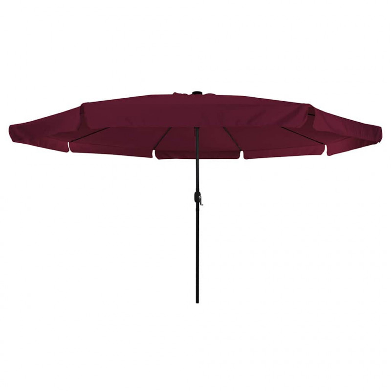 Parasolka ogrodowa Bordeaux Czerwony 395 x 395 x 245 cm