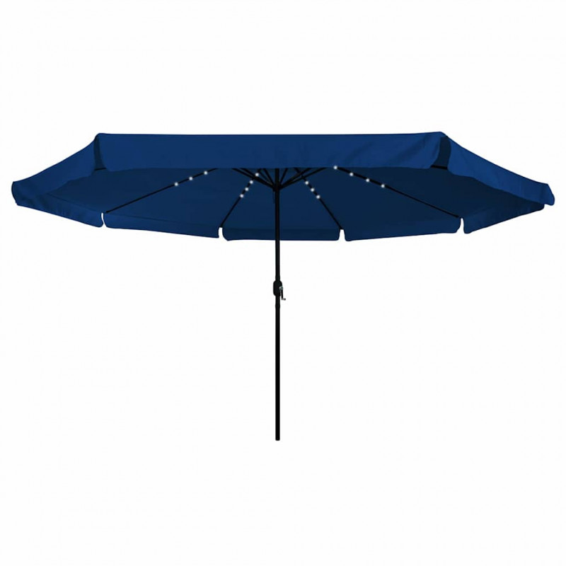 Parasolka ogrodowa Niebieski azur 395 x 395 x 245 cm Poliester