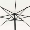 Parasolka ogrodowa piaskowy 295 x 295 x 245 cm Poliester i Stal