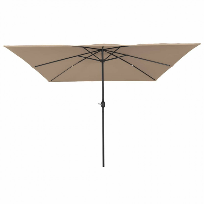 Parasolka ogrodowa Ciemnoszary 295 x 295 x 245 cm