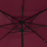 Parasolka ogrodowa Bordeaux Czerwony 295 x 295 x 245 cm