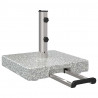 Podstawa do parasola Szary 41 x 41 x 37 cm Granit