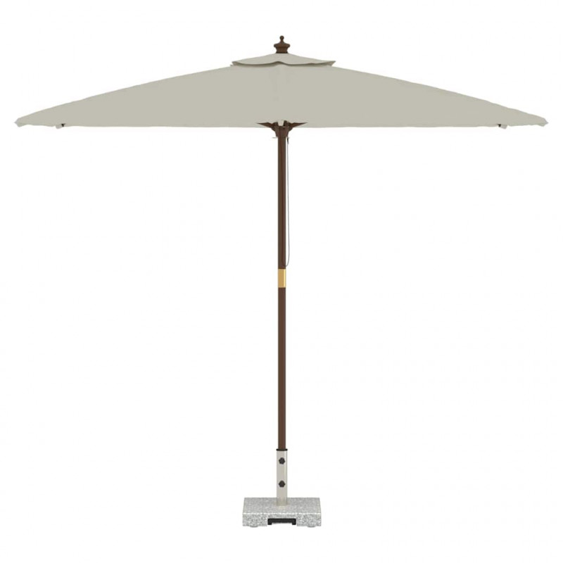 Podstawa do parasola Szary 41 x 41 x 37 cm Granit