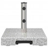 Podstawa do parasola Szary 41 x 41 x 37 cm Granit