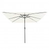 Parasolka ogrodowa piaskowy 295 x 295 x 245 cm Poliester i Stal